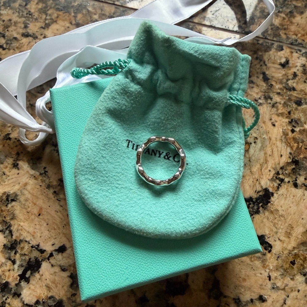 Tiffany & Co. Silver Twisted Band Ring
